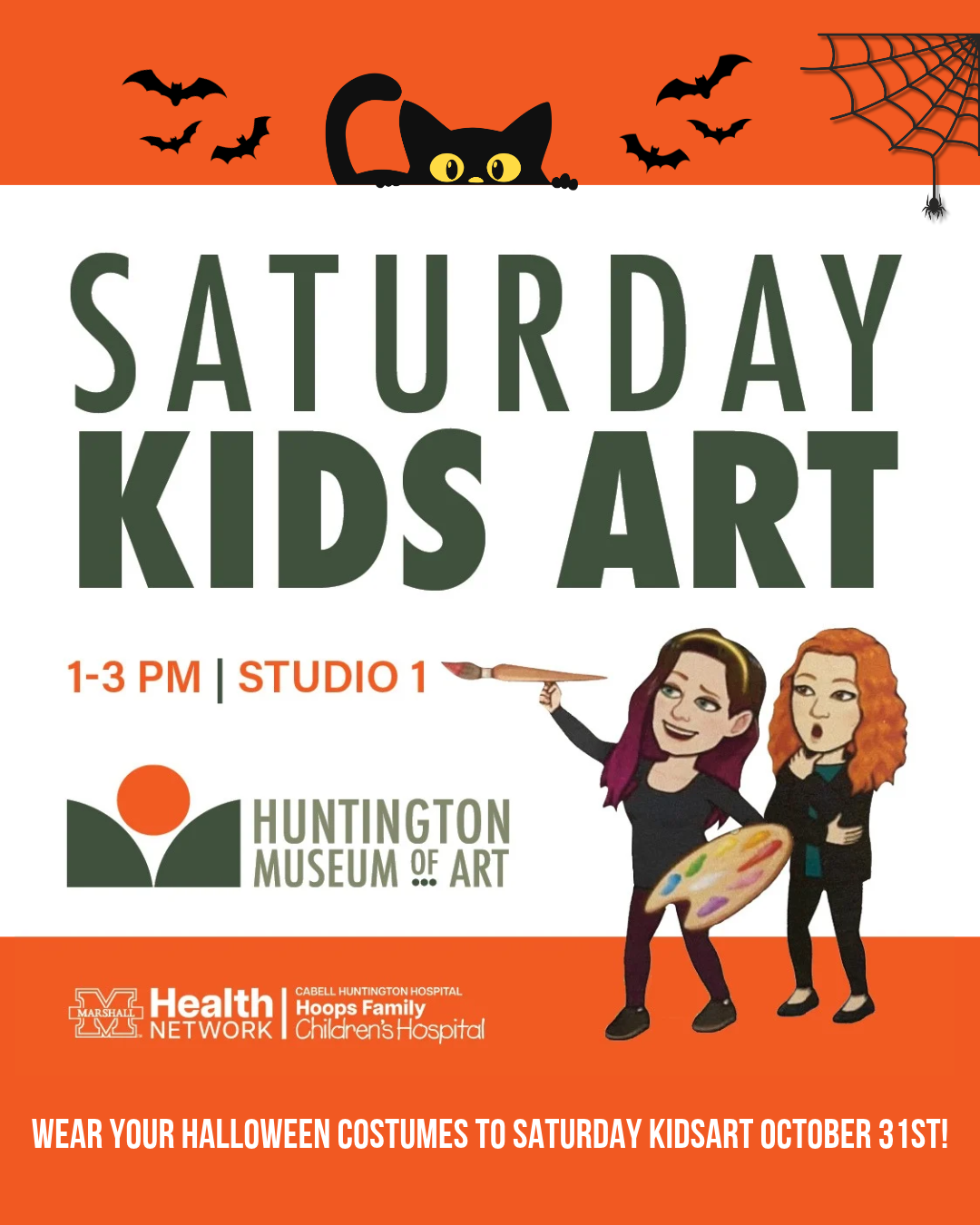 Saturday KidsArt on October 31, 2026